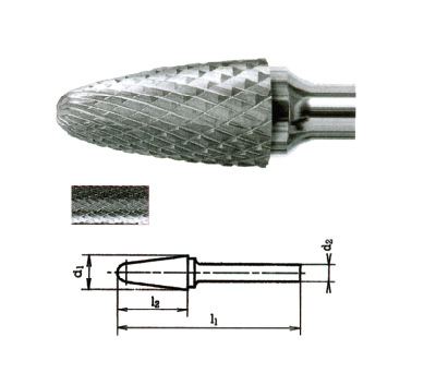 硬质合金钢弧形圆头旋转锉