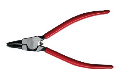 弯嘴轴用卡环钳